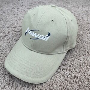 Hawaii Hat Surfware Hawaiian Classics Khaki Embroidered Adjustable Cap USA
